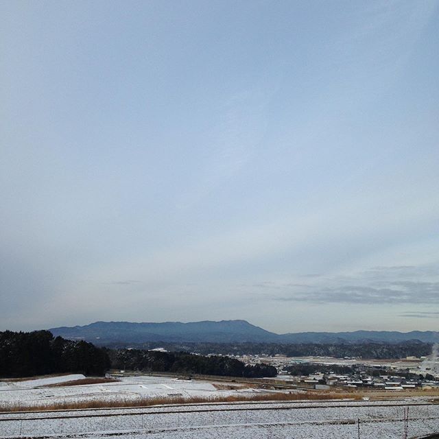 この山の向こうに信楽があります！車で30分位ですね〜